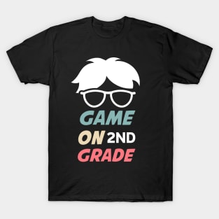 Game on grade 2ND shirt- Back To School-Video Game2nd Grade Level  Video Game T-Shirt